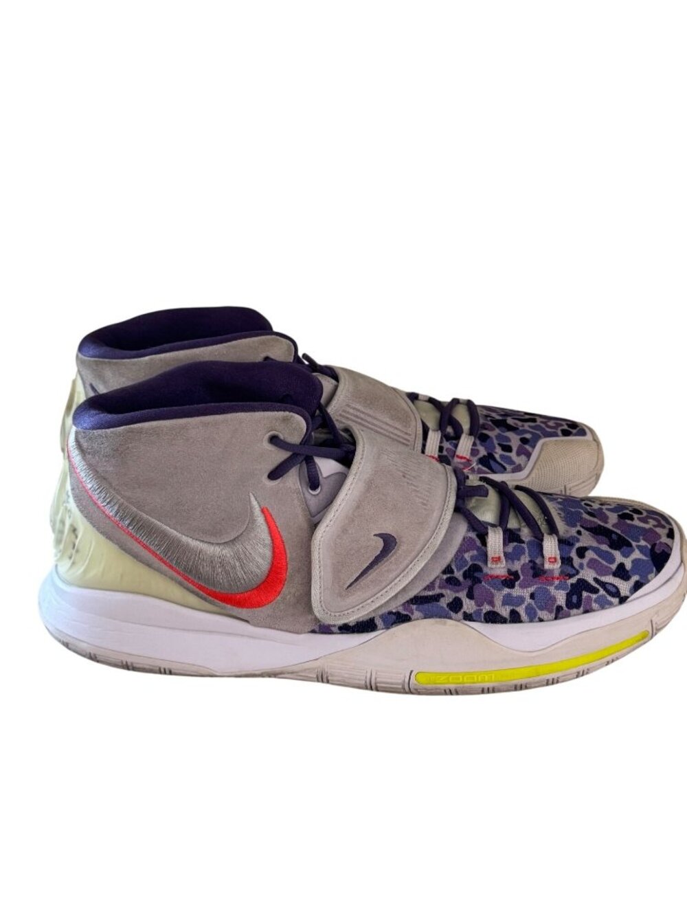 Nike Kyrie 6 Asia Irving Basketball Shoes Multicolor Purple Red Mens Size 17